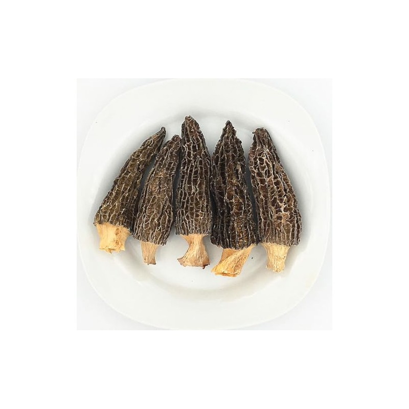 Greenlike Top Grade Dried Wild Morel Mushroom 野生 羊肚菌 (2)