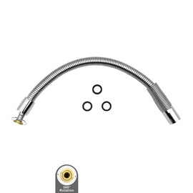 Achelous 18 Inch Stainless Steel Hose for Commercial Kitchen Sink Faucets Flexible Hose Replacement