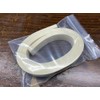 Extra Firm White Piano Felt Strip 1"" wide, 1/2"" thick,