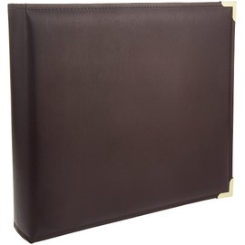 Pioneer 12 Inch by 12 Inch 3-Ring Sewn Oxford Scrapbook Binder, Burgundy