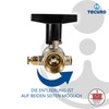 tecuro Ball Valve with Emptying Retractable Gland on Both Sides