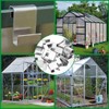WUSJCOF Greenhouse Clips, Stainless Steel, Pack of 50 Greenhouse Clips,