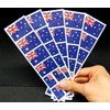 40 Removable Stickers: Australia Flag, Australian Party Favors, Decals