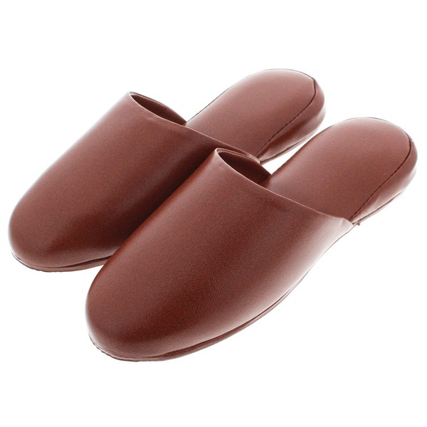 Support 9768 Slippers, Brown, M, Commercial Use, High Frequency Leather, PVC