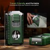5-in-1 Multifunctional Torch Lighter with Cutter, Punch, Holder, and Windproof