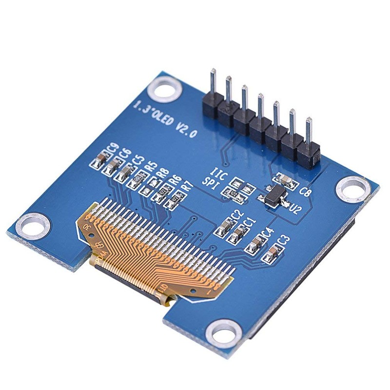 WINGONEER 2pcs 1.3" SPI 128x64 SSH1106 OLED LCD Display LCD