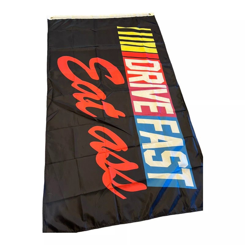 unknown Drive Fast Eat Ass 3x5 ft Printed Polyester Flag