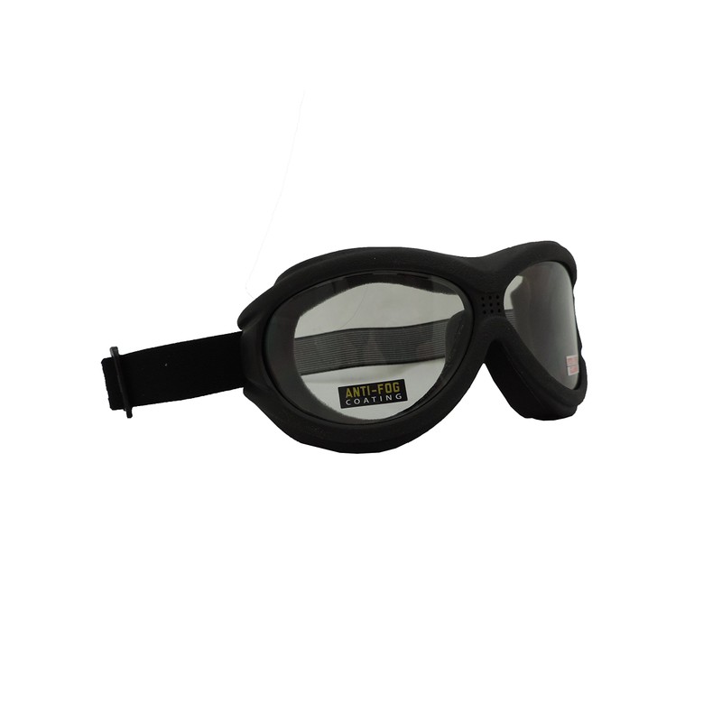 Hot Leathers Big Ben Motorcycle Goggles Clear Lense Fit Over