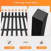 Jusgym Fireplace Grate 30 Inch with 8 Support Legs, Solid