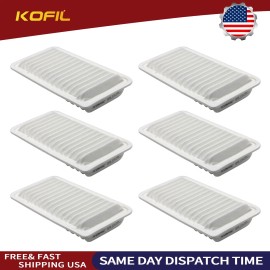 Service Champ Qty=6:Engine Air Filter For Toyota Pontiac Vibe 03-08 Scion BRZ FRS 17801-22020