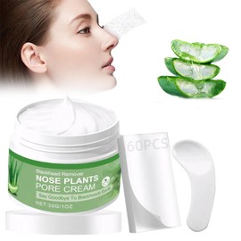 Blackhead Remover, Pack of 60 Blackhead Remover, Blackhead Remover, Clear Clogged Pores, Blackhead Remover Mask, Deep Cleansing Beauty Skin Face Care