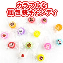 Kin-fan, Mini Lovely Candy, 10.6 oz (300 g), Individual Packaging, Approx. 70 Tablets, Fruit Flavor, Apples, Fruit Flavor, Candy, Candy