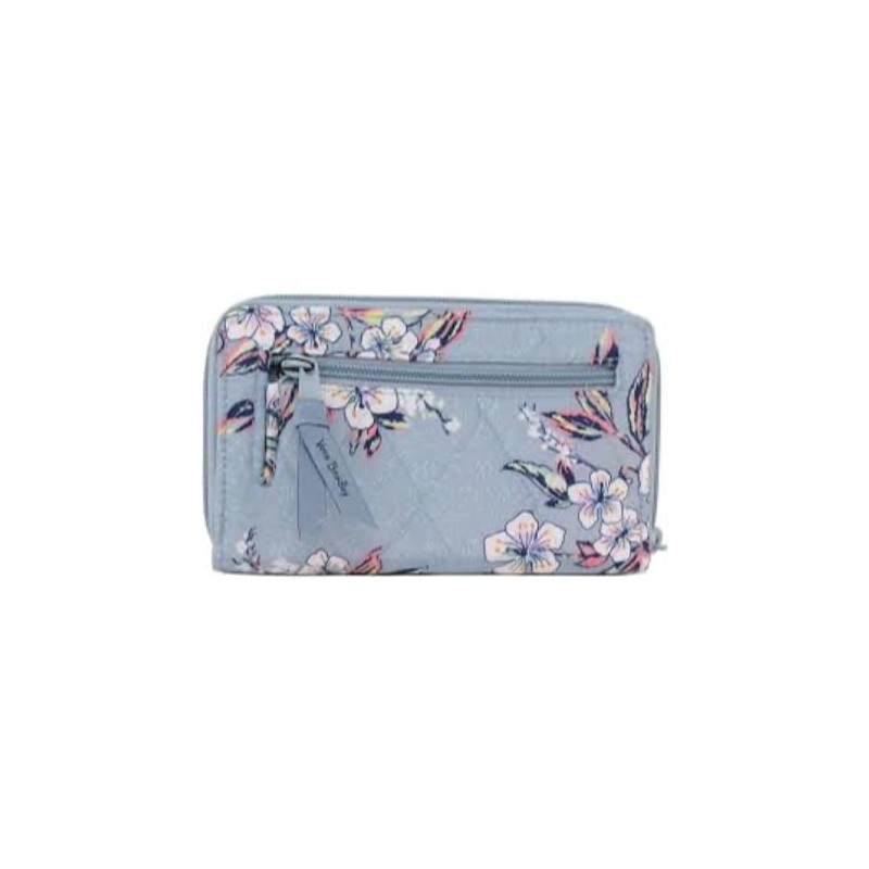 Vera Bradley Ultralight RFID Turnlock Wallet, Cherry Blossoms, Cherry Blossoms,