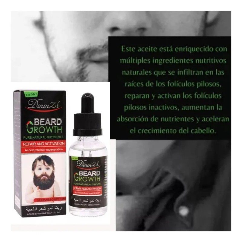 Tratamiento Para Crecimiento De Barba Y Bigote