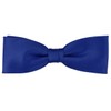 TigerTie Pre-Tied Slim Bow Tie Plain + Box, darkblue