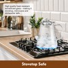 Zpose Glass Teapot, 1200ml (40oz) Tea Pot with Infuser for