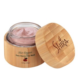 Shira Shir-Organic Pure Cherry Clay Face Mask(15ml) Rich In Vitamin C Helps Clarify Heal and Prevent Blemishes Oil Control & Large Pore