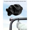Outdoor Porch Patio Swings Plastic Fittings to Attach Canopy Frame