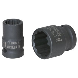 KS Tools 515.0933 1/2-Inch 12-Point Impact Socket, Short, 32 mm