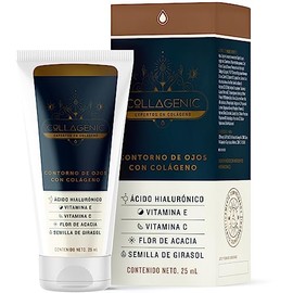 Collagenic | Reparadora Contorno de Ojos Antiarrugas, Bolsas y Ojeras 4 en 1 | Vitamina C, E, Colágeno Hidrolizado y Ácido Hialurónico | Mirada Iluminada y Descansada | Día y Noche | 30ml