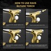 RAVS Butane Torch Lighter with Solid Copper Design, Kitchen Torch