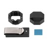 Aluminum Cue Chalk Holder Clip Octagon 2 Layers Silent Billiard