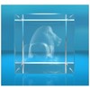 ELUNO 3D Glass Cuboid I Lion