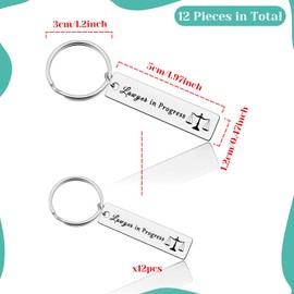 12Pcs Lawyer Gifts Lawyer Gift for Women Men Lawyer Keyring Gift Lawyer Birthday Gift Paralegal Gift Inspirational Keyring Gift Lawyer Appreciation Gift Future Lawyer Gift New Lawyer Gift Keyring
