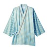 Patient clothing (unisex, 8/4 sleeves) top 59-421 sax/beige size: 3L
