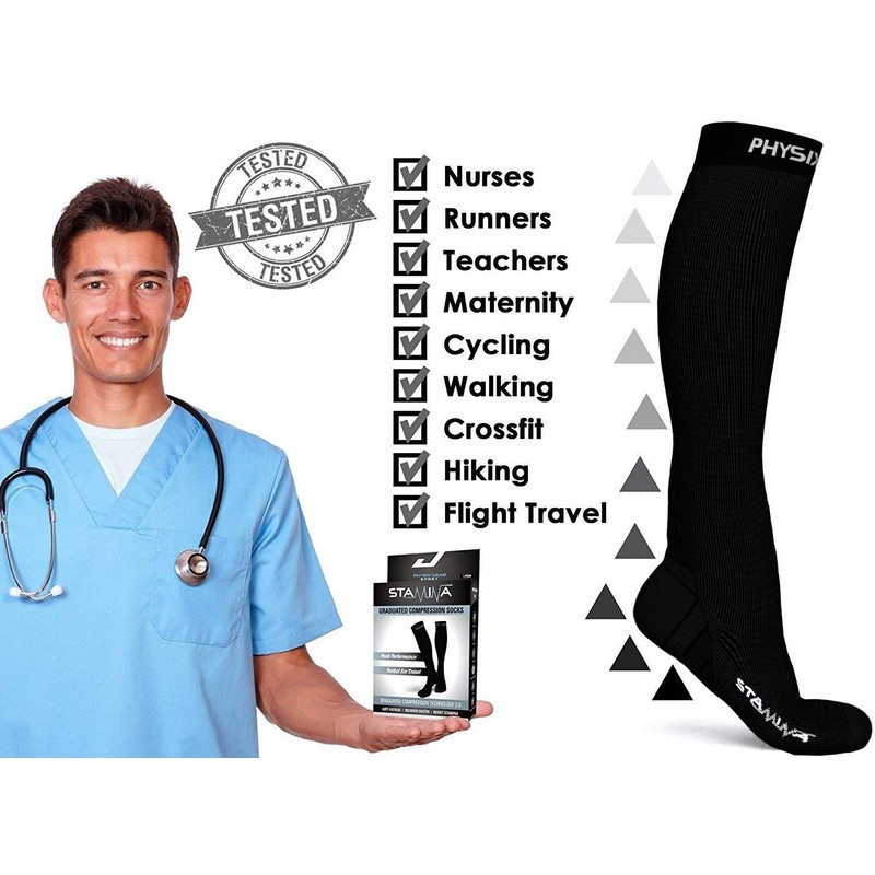 Physix Gear Compression Socks - Best Men & Womens Compression