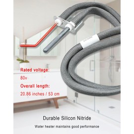 Replace 9003626005 Water Heater Igniter Fit for A.O.Smith Water Heater 9003627005 9004041005 900362115 9003627115 9004602215 100109355, Silicon Nitride Ignitor with Flame Rod