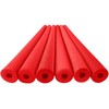 Play22 Pool Noodles Foam 6 Pack - Soft Large Red