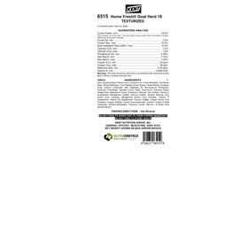 Home Fresh Goat Herd Feed - A Complete Grain Ration for Goats - Contains Prebiotics and 18% Protein - 50 Pound Bag