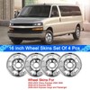 Wheel Skins for 2003-2024 Chevy Express 2500 3500; 2009-2016 Express