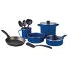 Cinsa 11-Piece Cookware Set, Enamel on Steel, Compatible with Gas,