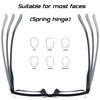 RaoOG Reading Glasses for Men/Women with Spring hinges 1.50 Lightweight