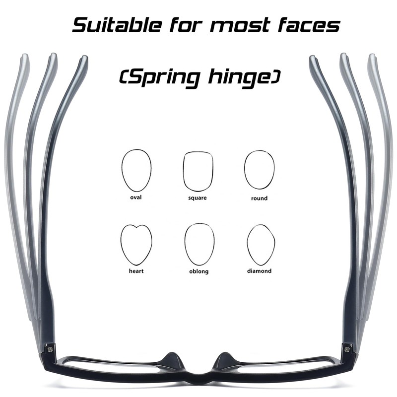 RaoOG Reading Glasses for Men/Women with Spring hinges 1.50 Lightweight