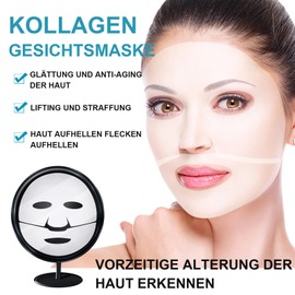 Korean Bio-Collagen Real Deep Mask, Hydrating Collagen Mask Overnight, Anti-aging Kollagen Gesichtsmaske, Collagen Reverse Film Volume Peel off Mask,Lösliche Kollagen-Ergänzungsfolie Gesichtsmaske (5)