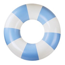 Ninonly Float, For Adults, Children, Float, O-Shaped, Pool, Swimming, Water Play, Cute, Thick, Unisex, Diameter 23.6 inches (60 cm), Striped Pattern