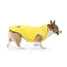 Canada Pooch Dog Rain Jacket Pet Raincoat Waterproof Material - Torrential Tracker (Yellow, 16)