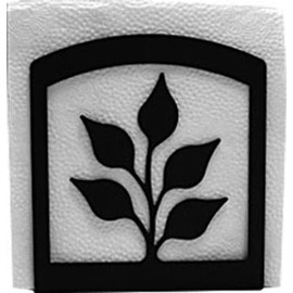 Village Wrought Iron Leaf Napkin Holder