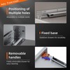 SIGOEI 15 Inch Bottom Mount Soft Close Drawer Slides Full