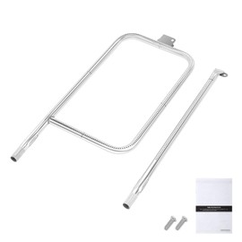 QuliMetal 65032 Grill Burner Tube for Weber Q3200, Q3000, Q320, Q300, 404341, 57060001, 586002 Gas Grills, Replacement Kit for Weber Q3 Series, Replaces 60036, 80385, 304 Stainless Steel, 22.75 inch