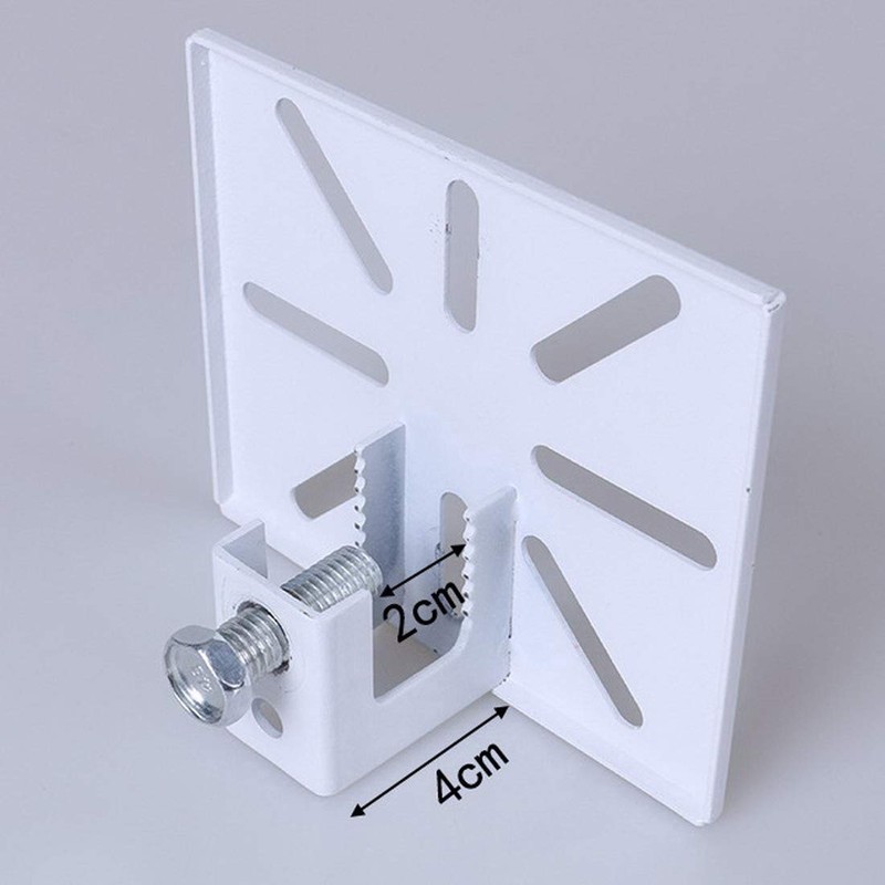Rosebe Surveillance/Security Camera Mounting Bracket Clip Stand [Iron White] Security