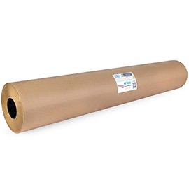 IDL Packaging Large Brown Kraft Paper Roll 48" x 1200 feet (14400 inches) - Natural Kraft Wrapping Paper for Packing - Perfect Kraft Paper for Void Filling - Kraft Paper for Kids Art Projects