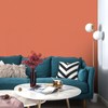 Yun-aeon Burnt Orange Textured Peel and Stick Wallpaper 15.7" ×