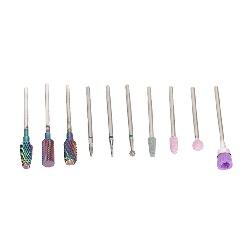 Nail Drill Bits Set Tungsten Steel Nail Art Grinding Head
