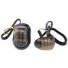 SING F LTD Pair of Universal Motorcycle Flush Mount LED