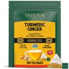 VAHDAM, Organic Turmeric Ginger Herbal Tea (100 Tea Bags) |