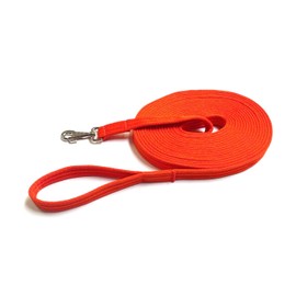 Horse Lunge Line/Large Dog Training Walking Lead Leash 25mm Padded Air Webbing Strong Very Soft Durable (20ft, 6 Metres) (Orange)